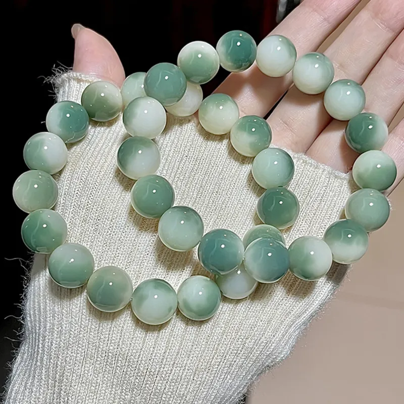 Emerald Bodhi Root Bracelets Unisex-4