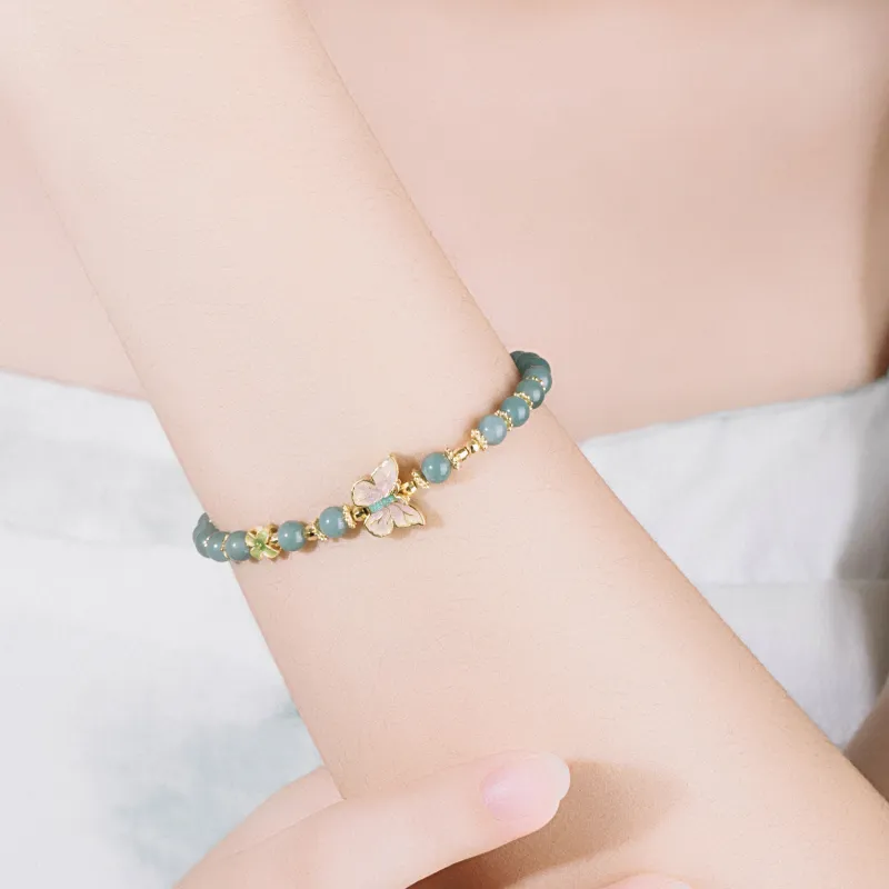 Emerald Ice Glutinous Jadeite Bracelets Women's-3