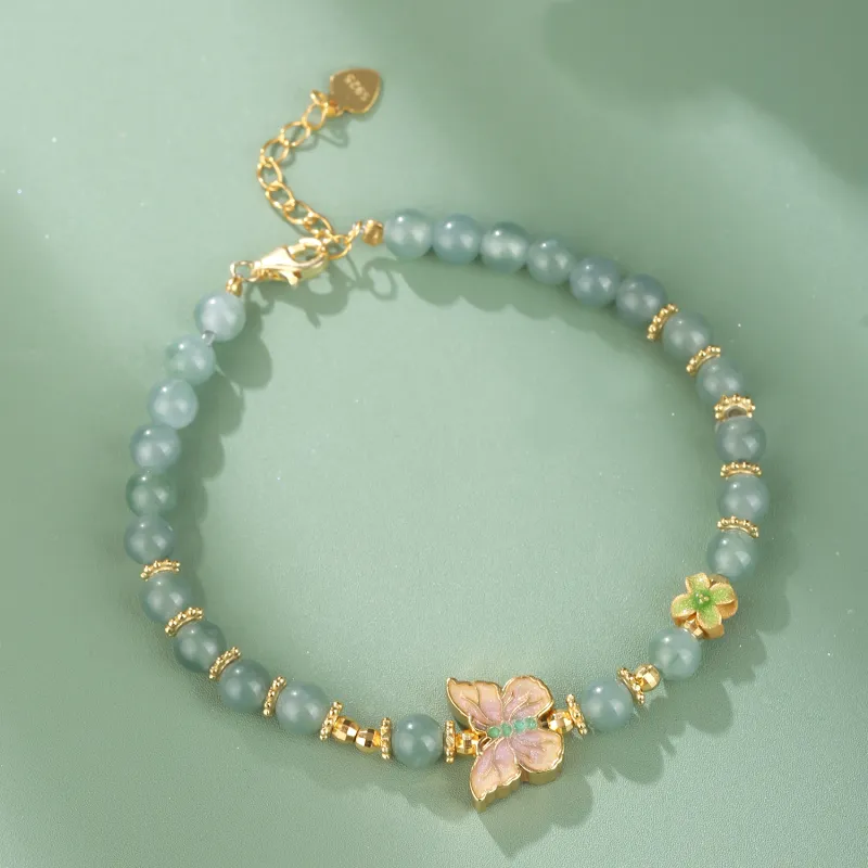 Emerald Ice Glutinous Jadeite Bracelets Women's-4