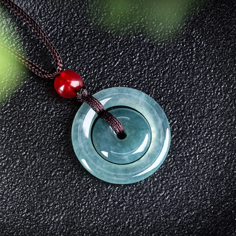 Emerald Ice Glutinous Necklaces Unisex-6