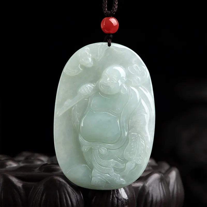 Emerald Glutinous Jade Jadeite Pendants Unisex-4