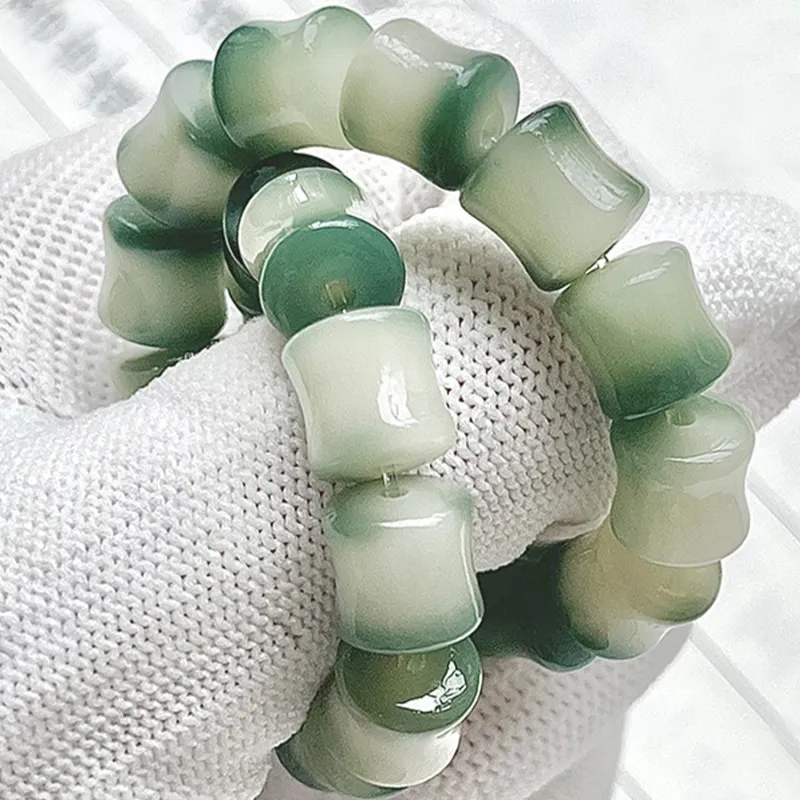 Emerald Bodhi Root Bracelets Unisex-2