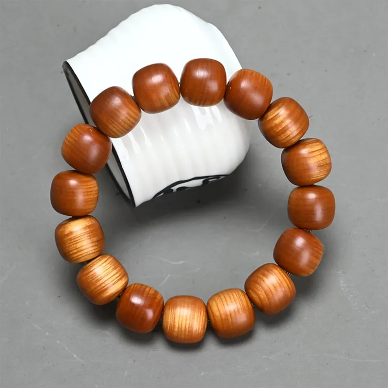 Emerald Wooden Bracelets Unisex-4