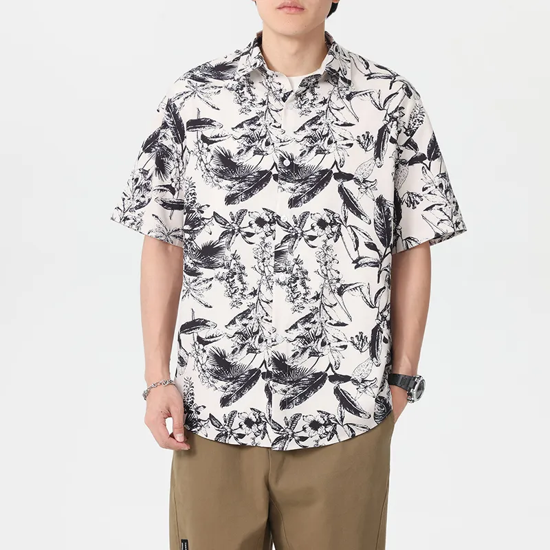 UF9193 Shirts Unisex Ink Shadow Flower Trail-2