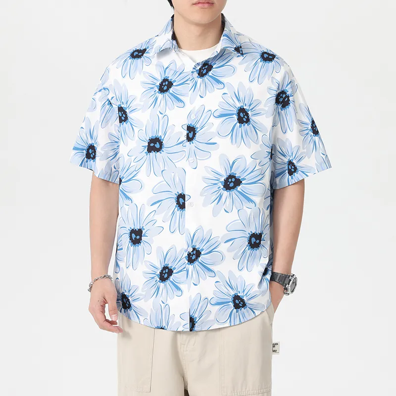UF9193 Shirts Unisex Blue Melody Seedling Floral-2
