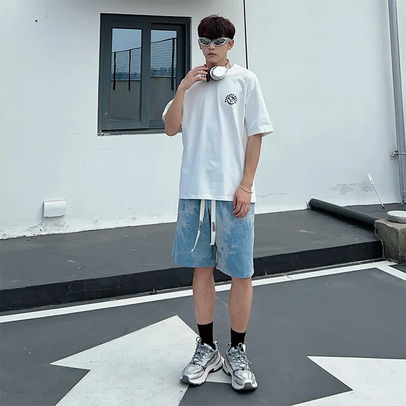 UF9193 Denim Shorts Unisex-3