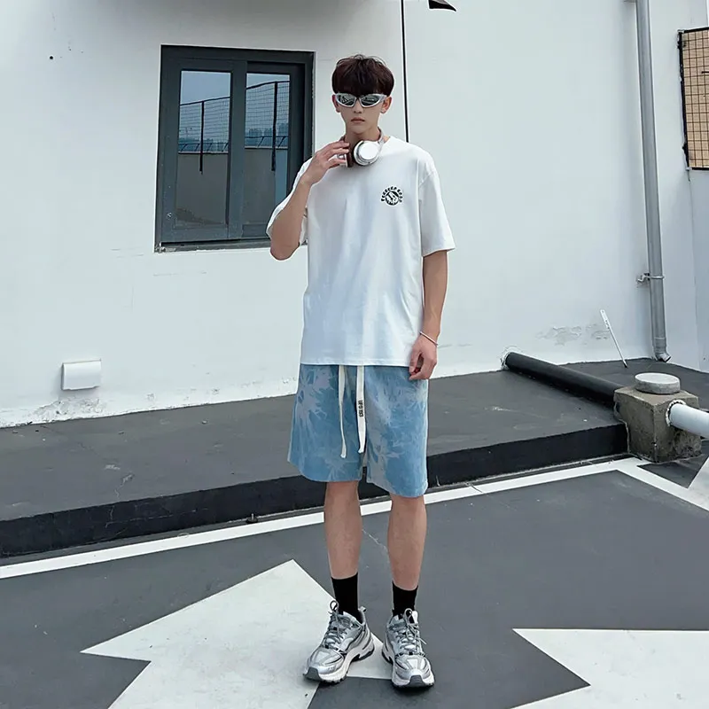 UF9193 Denim Shorts Unisex-2