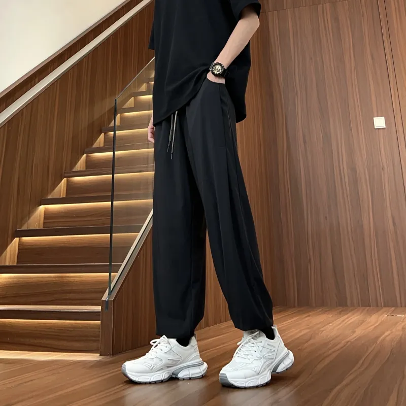 UF9193 Casual Pants Unisex Black-6