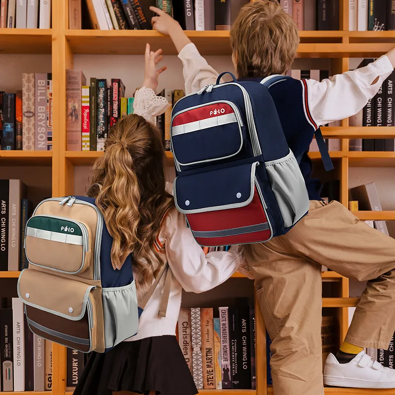 POLO Fabric Backpack Large Size Men's Multicolor-7