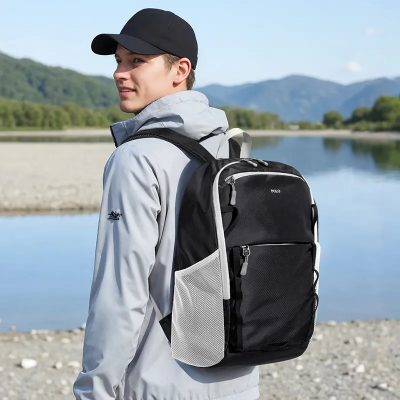POLO Fabric Backpack Regular Unisex Multicolor-5