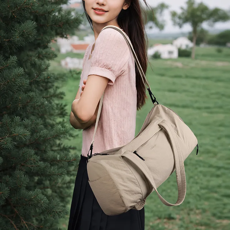POLO Fabric Travel Bag 19.79L Unisex Khaki/Black-3
