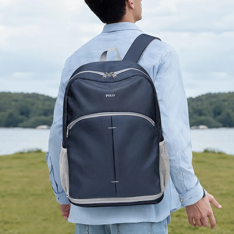 POLO Fabric 14 Inch Laptop Bags Backpack Large Size Unisex Multicolor-10