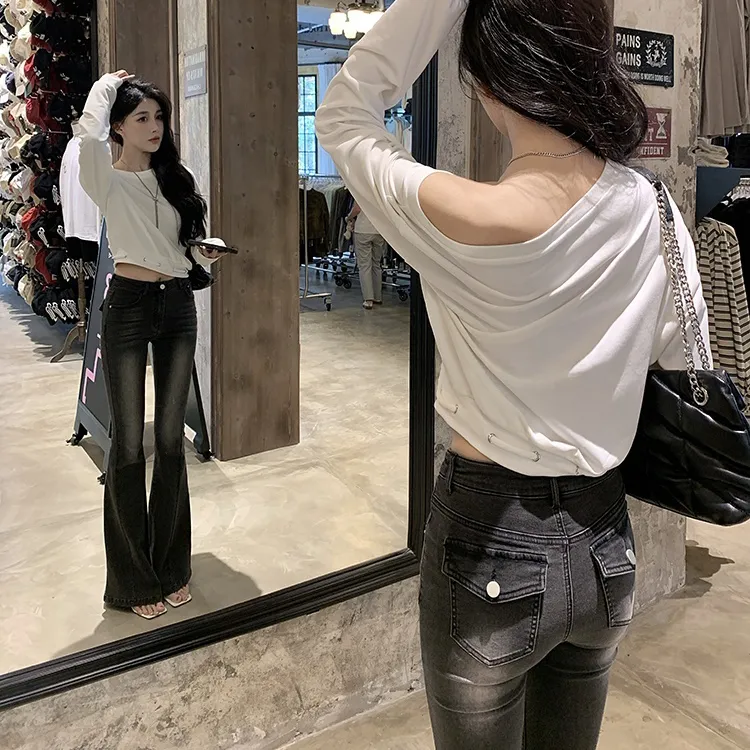 Pa33word Jeans Women's Black-2