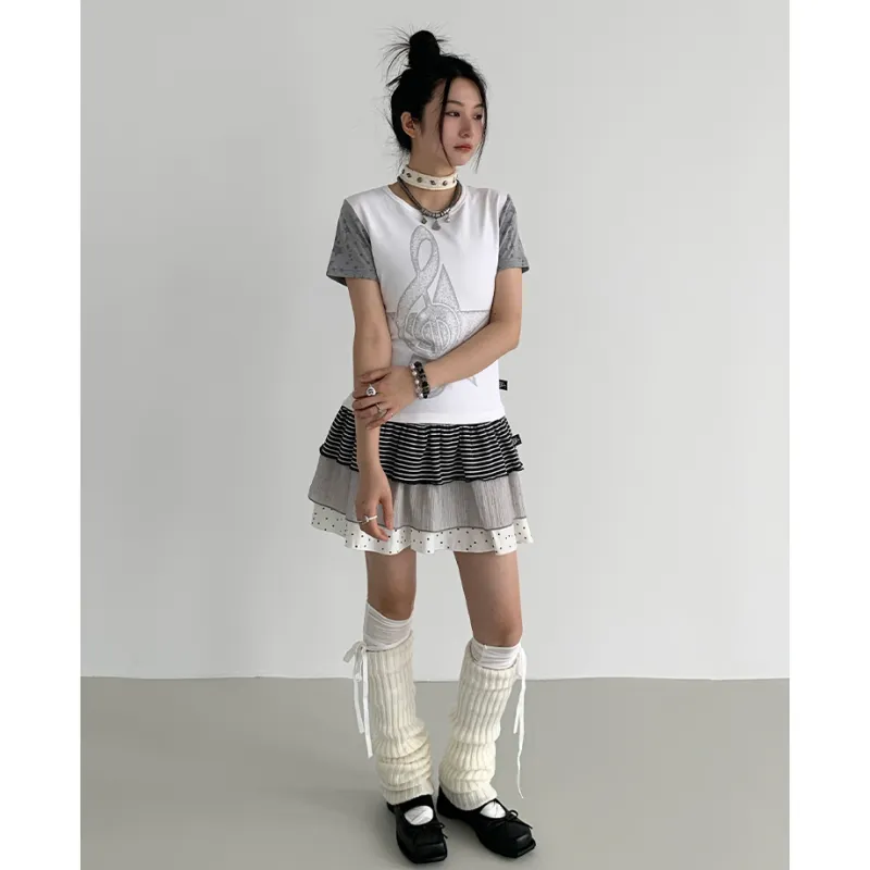 Pa33word Casual Short Skirts Women's-3