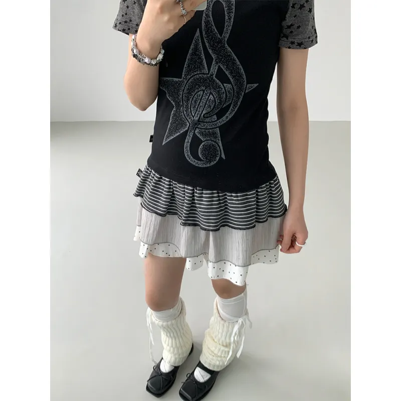 Pa33word Casual Short Skirts Women's-5
