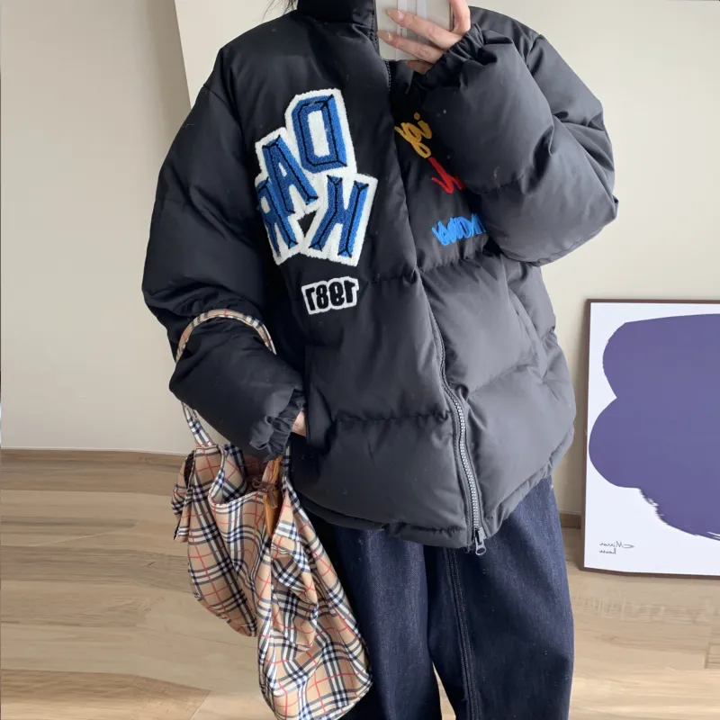 Pa33word Puffer Jackets Unisex-4