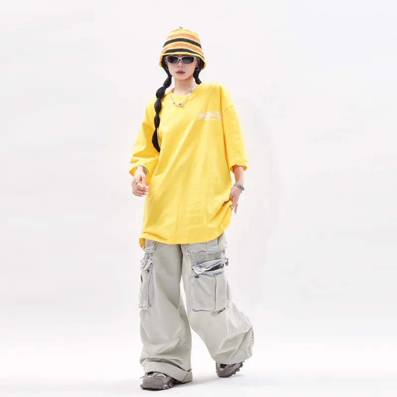 Pa33word Drop Shoulder Sleeve T Shirt Unisex-4