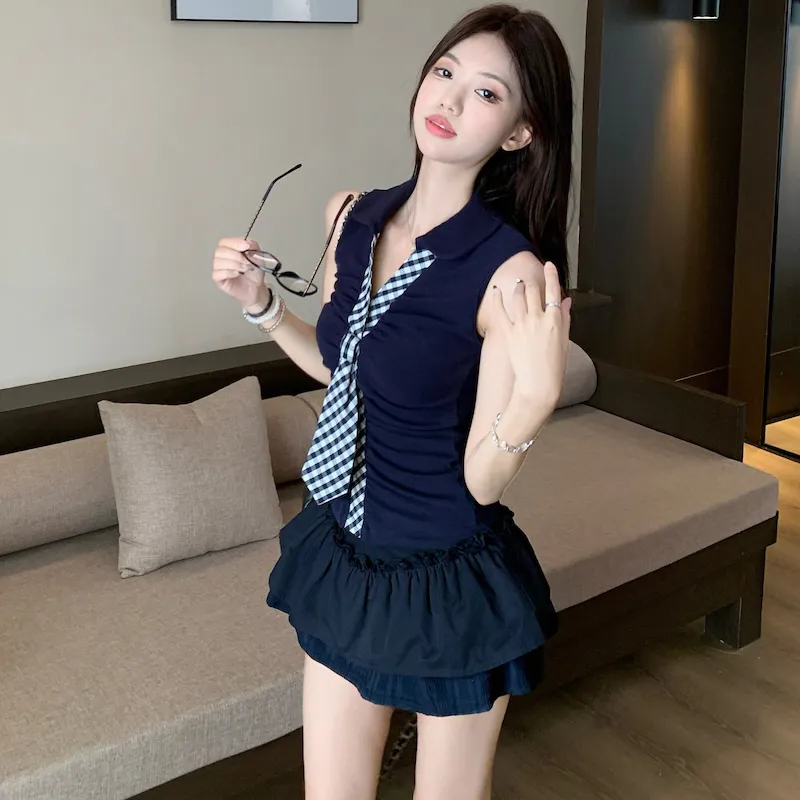 Pa33word Two Piece Skirt Sets Women's-4