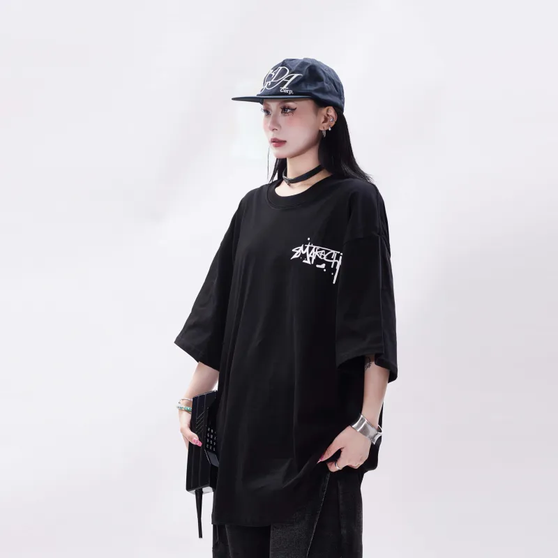 Pa33word Drop Shoulder Sleeve T Shirt Unisex-8