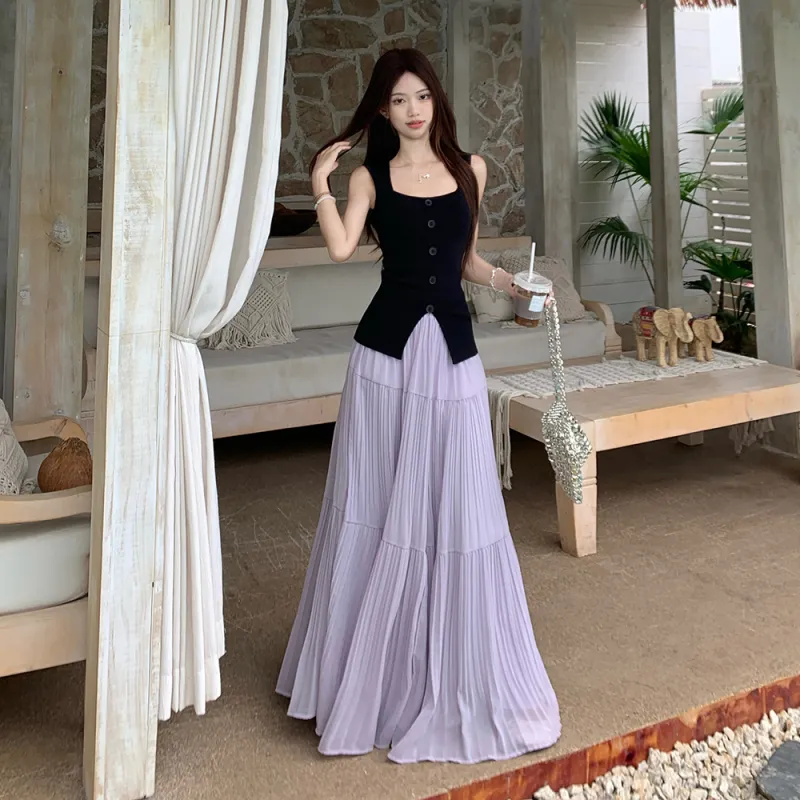Pa33word Two Piece Skirt Sets Women's-4