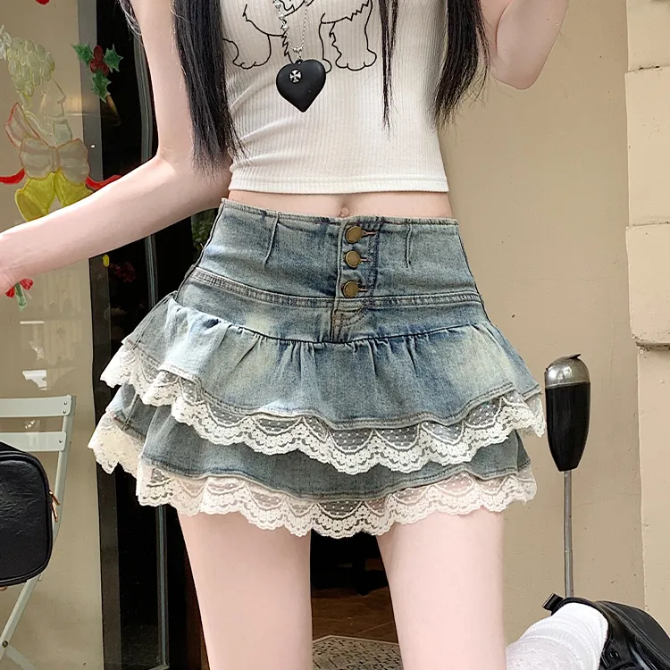 Pa33word Casual Short Skirts Women's-4