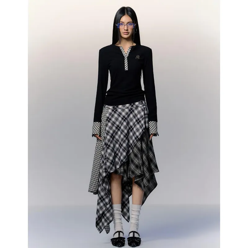 Pa33word Casual Long Skirt Women's-3