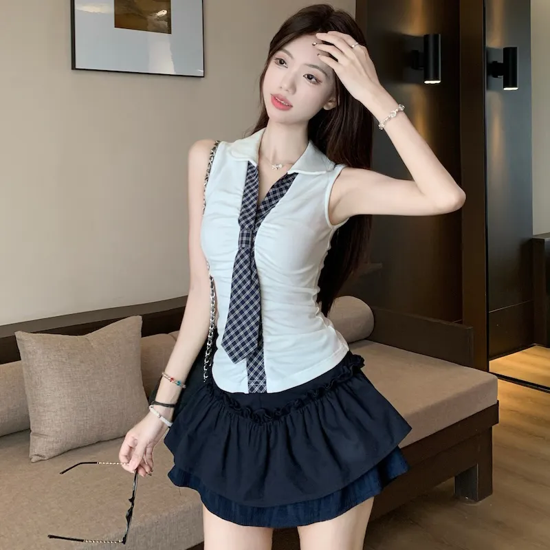 Pa33word Two Piece Skirt Sets Women's-10