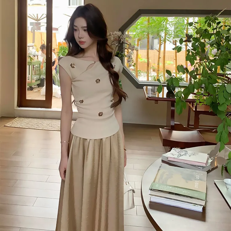 Pa33word Two Piece Skirt Sets Women's-1