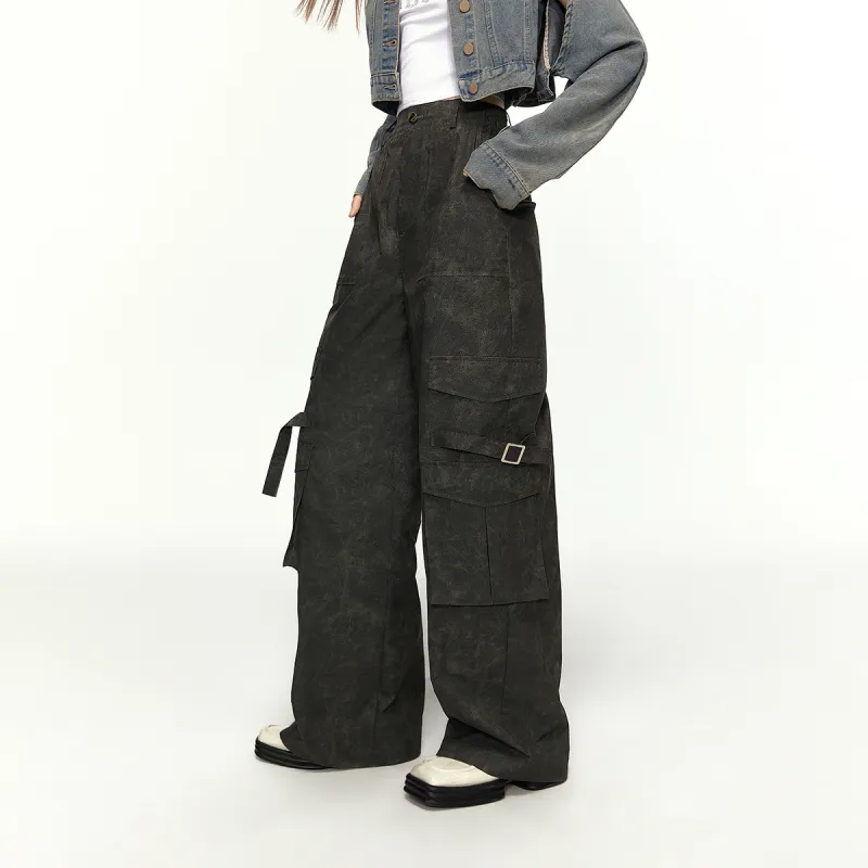 MEETLADY Casual Pants Women's Army Green-2