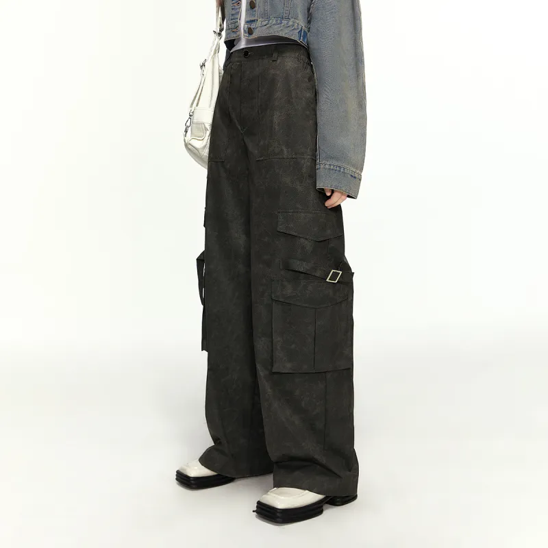 MEETLADY Casual Pants Women's Army Green-4