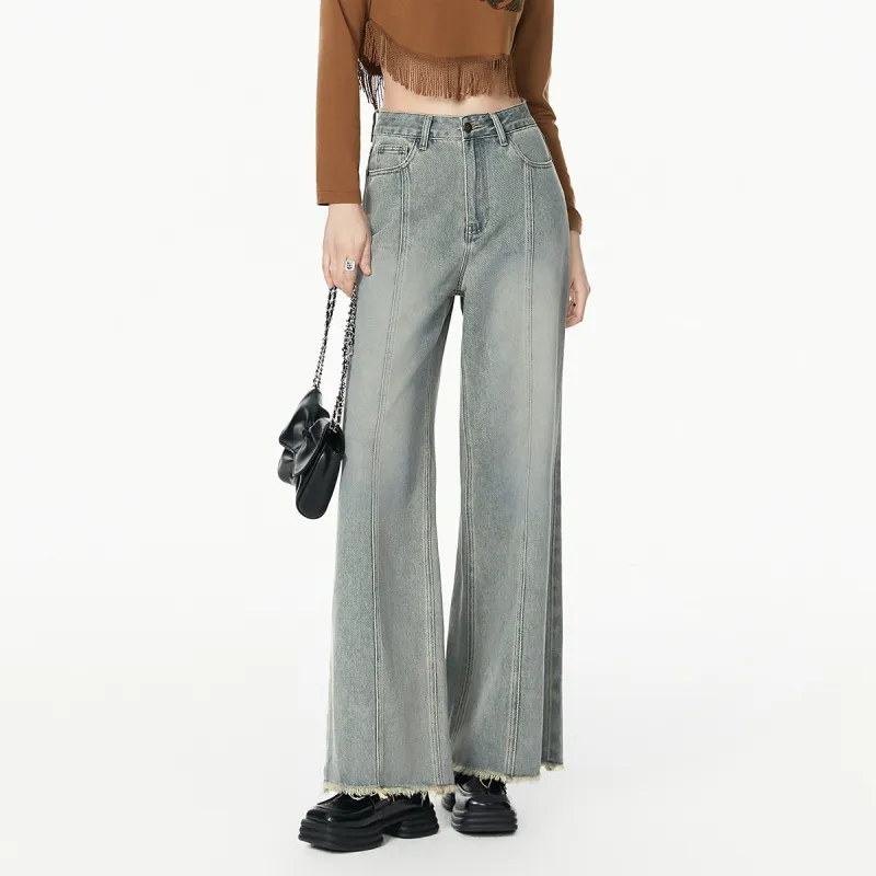 MEETLADY Jeans Women's Blue-2