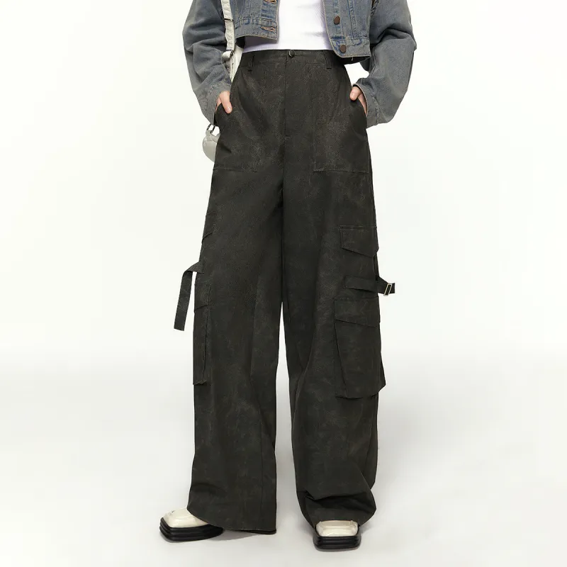 MEETLADY Casual Pants Women's Army Green-3