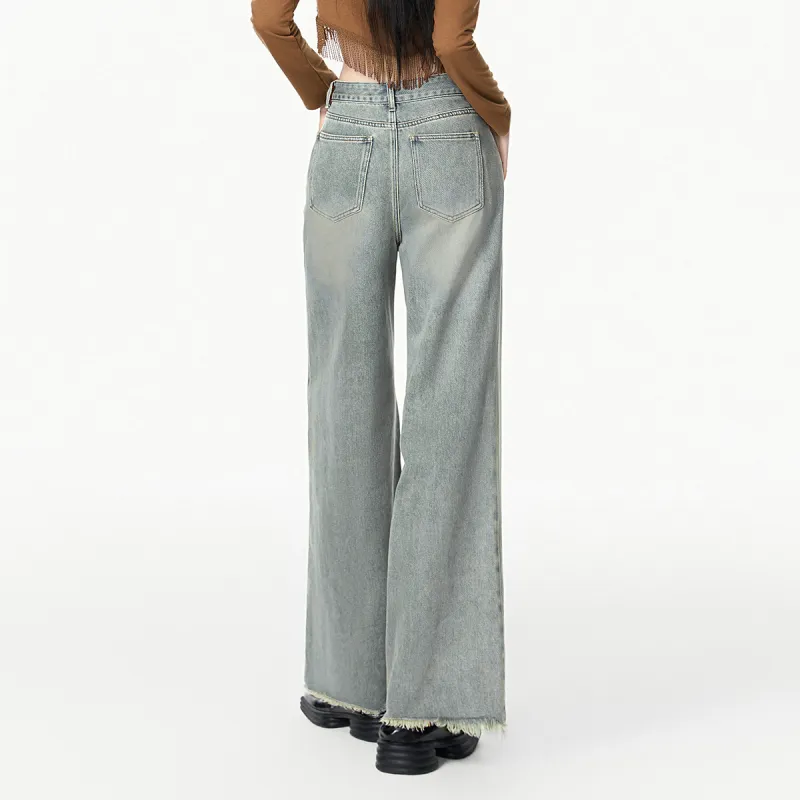 MEETLADY Jeans Women's Blue-3