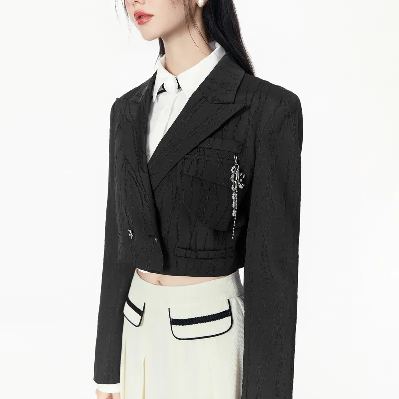 MEETLADY Business Suit Women's Black-2