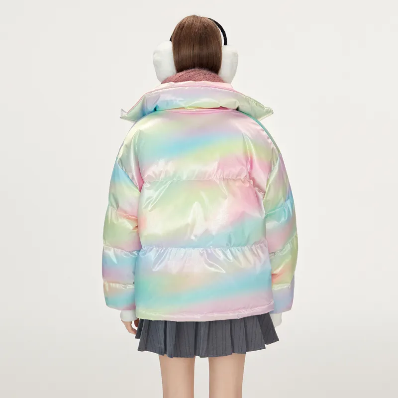 MEETLADY Down Jackets Women's Dazzling Color-2