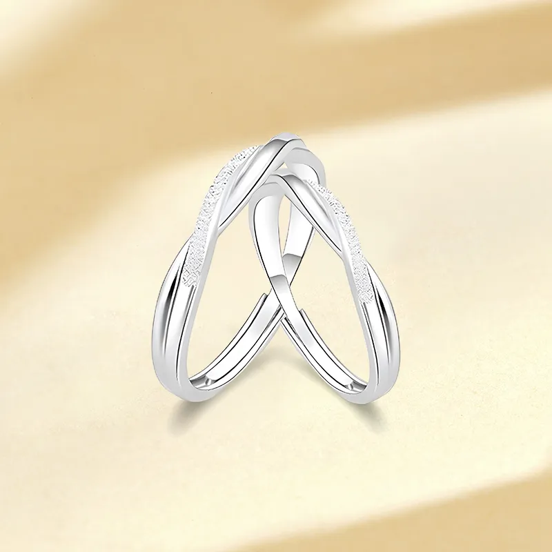 SUNFEEL 999 Fine Silver Rings Unisex-3