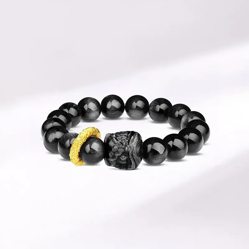 SUNFEEL Obsidian Bracelets Unisex-2