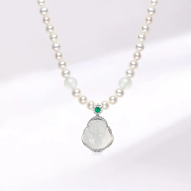 SUNFEEL Chalcedony Necklaces Women's-2