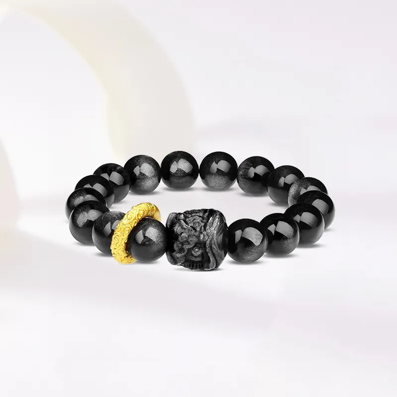 SUNFEEL Obsidian Bracelets Unisex-3