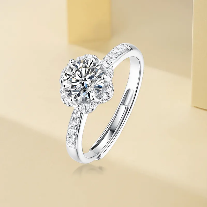 SUNFEEL S925 Silver Rings Women's-2