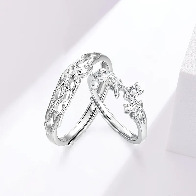 SUNFEEL S925 Silver Rings Unisex-1