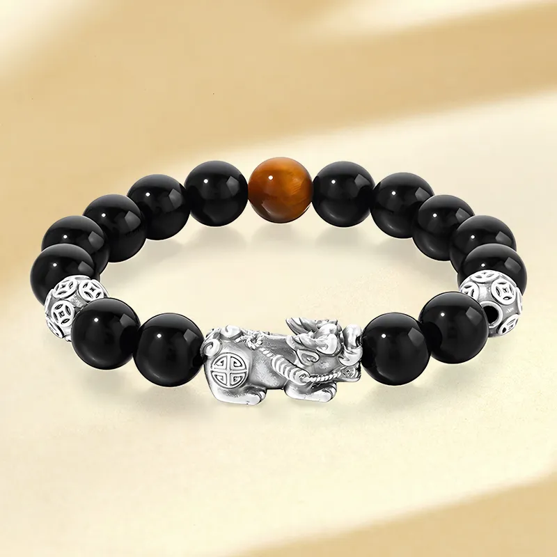 SUNFEEL Obsidian Bracelets Unisex-3