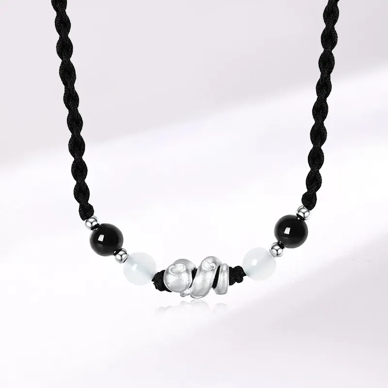 SUNFEEL 999 Fine Silver Necklaces Unisex-3