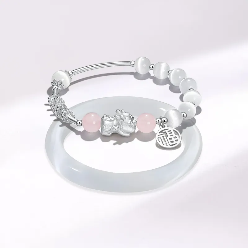 SUNFEEL Glass Cat Eye Bangles Women's-2