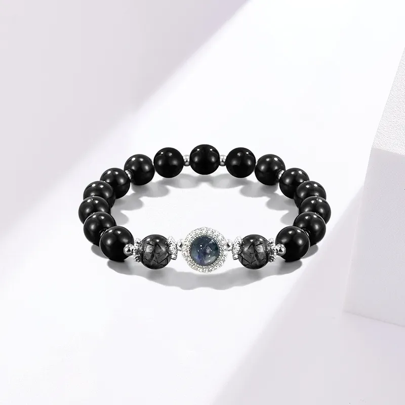 SUNFEEL Obsidian Bracelets Unisex-1