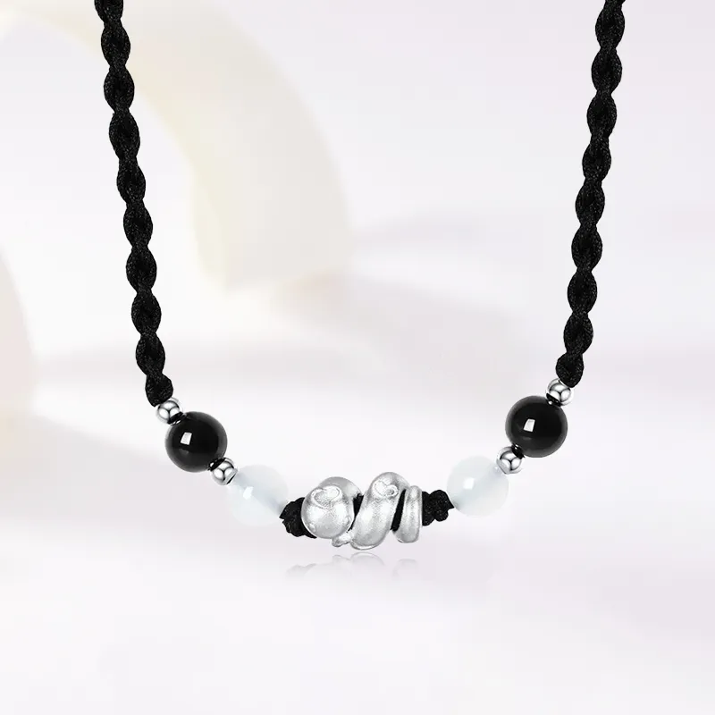 SUNFEEL 999 Fine Silver Necklaces Unisex-2