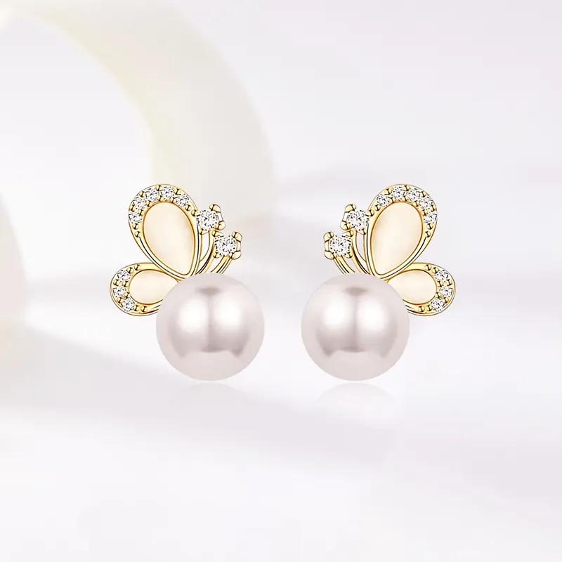 SUNFEEL Freshwater Pearl Stud Earrings Women's-2
