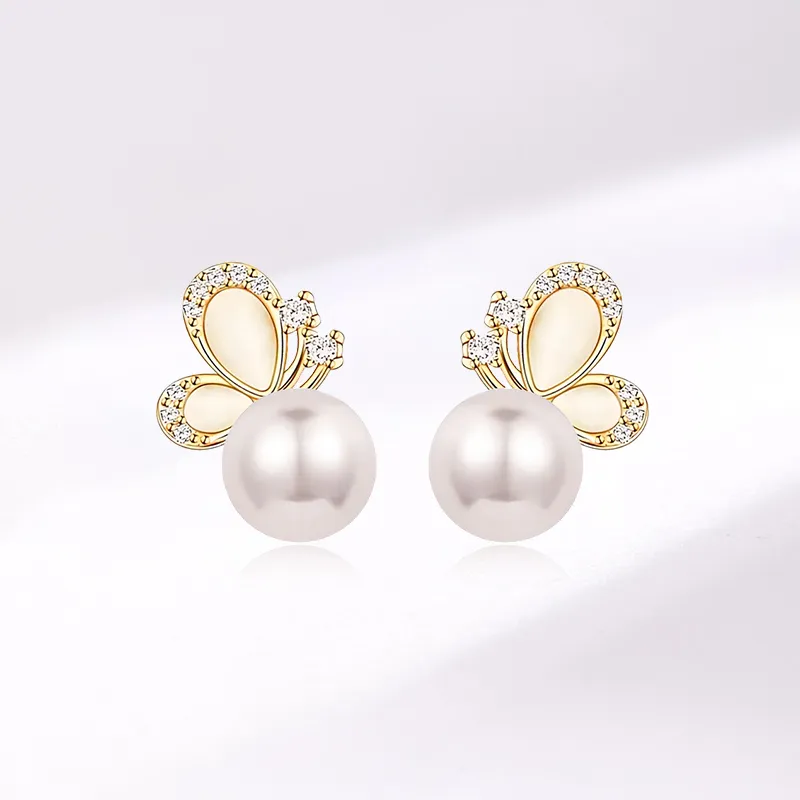SUNFEEL Freshwater Pearl Stud Earrings Women's-3
