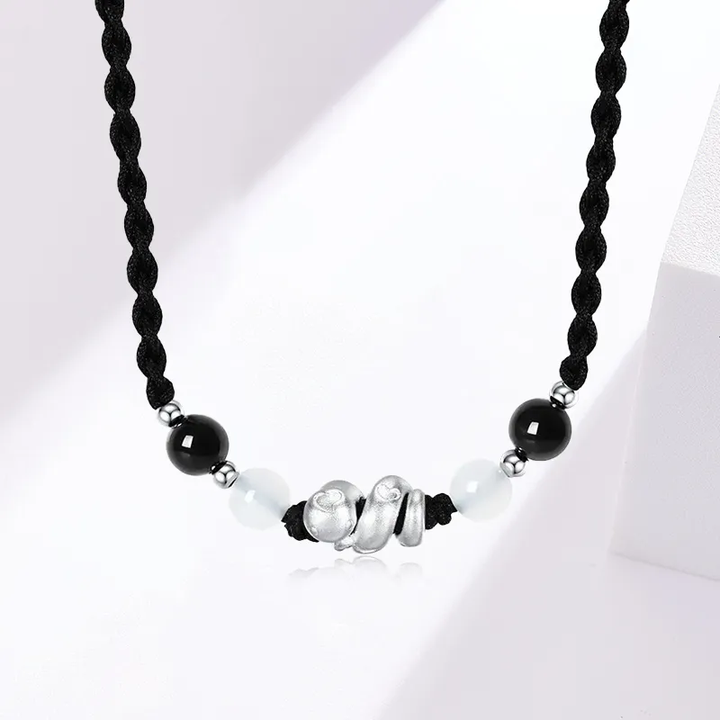 SUNFEEL 999 Fine Silver Necklaces Unisex-4