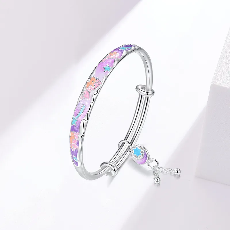 SUNFEEL 999 Fine Silver Bangles Women's-1